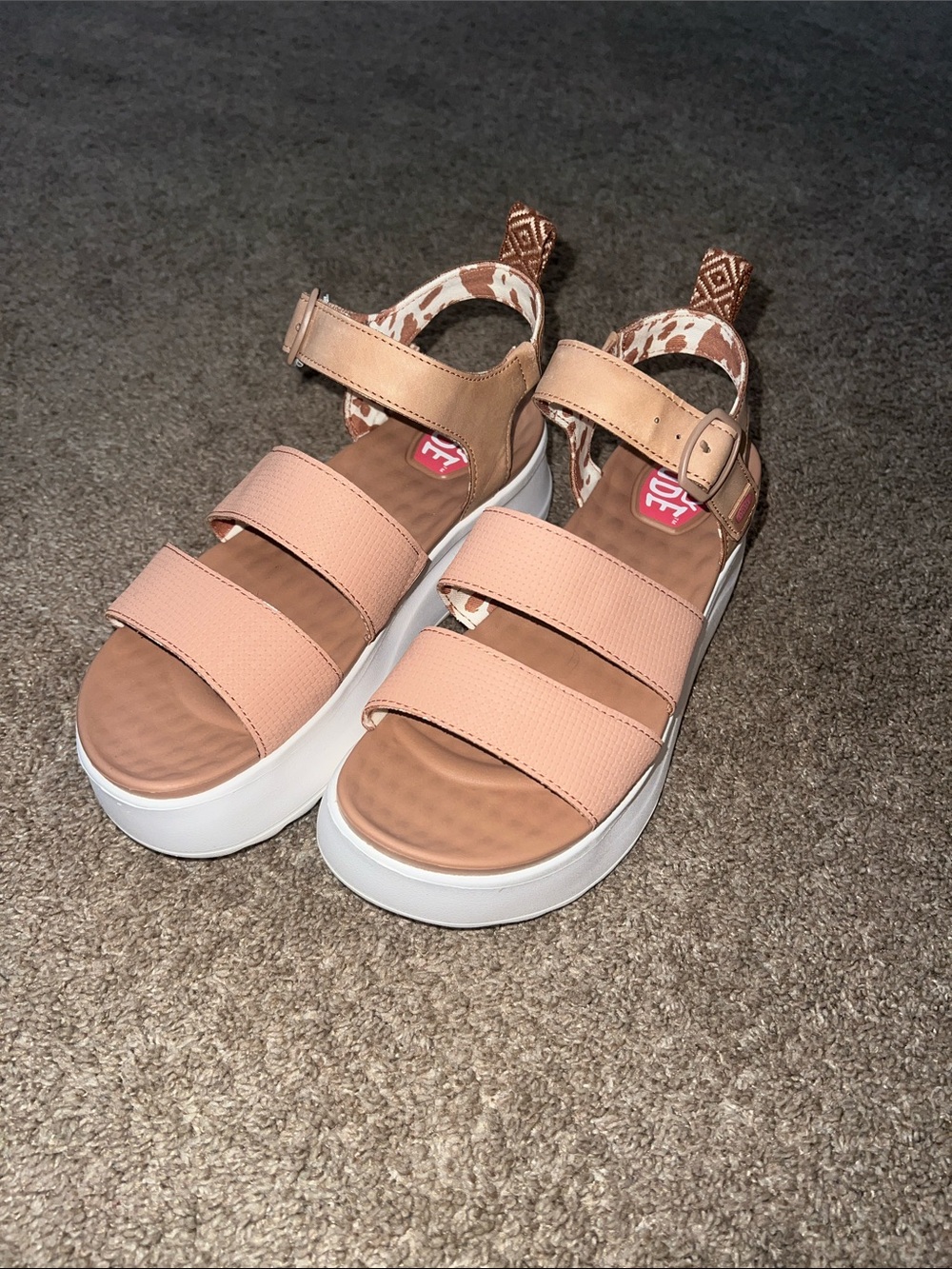 HeyDude Delray Buckle Classic in Tan